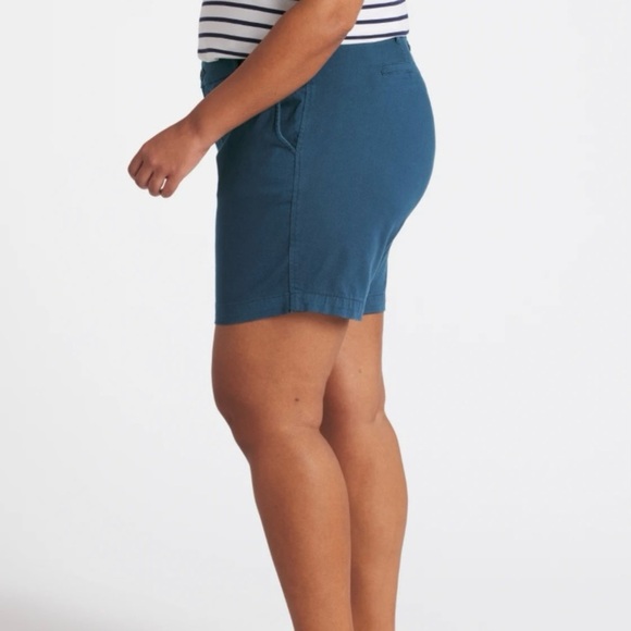 Kut from the Kloth Catherine Trouser Twill shorts size 14 navy blue - Picture 3 of 11